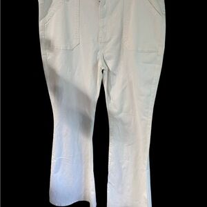 SO. White Flared Pants